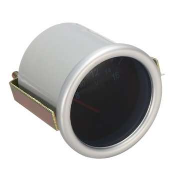 2Inch 52MM 12V White & Red LED Car Boat 8-16 Voltmeter Volt Voltage Gauge Meter