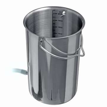 2L Non-Toxic Stainless Steel Enema Bucket Tools Kit Douche 2M Tube Reusable Medical Detox Enema Buck