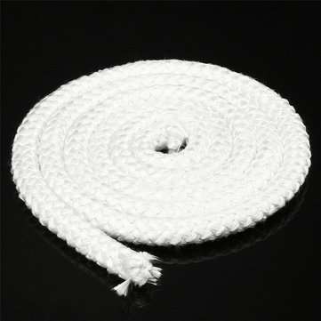 2M 12.7mm Wood Fire Stove And Heater Rope Seal Fibreglass Fiber Cloth Rope