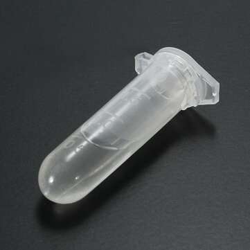 2ml Test Tube Centrifuge Vial Clear Plastic with Snap Cap for Lab Laboratory
