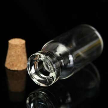 2ml Glass Bottle Small Tiny Empty Clear Vials with Cork 16x35mm