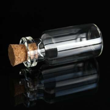 2ml Glass Bottle Small Tiny Empty Clear Vials with Cork 16x35mm