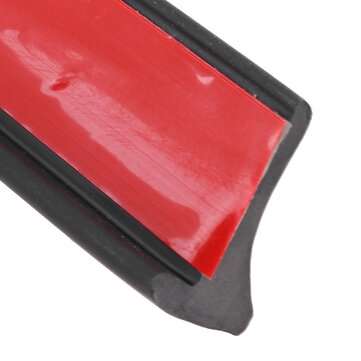 2PCS 1.5M2CM Rubber Car Mudguard Trim Strip Wheel Arch Protection Moldings Black