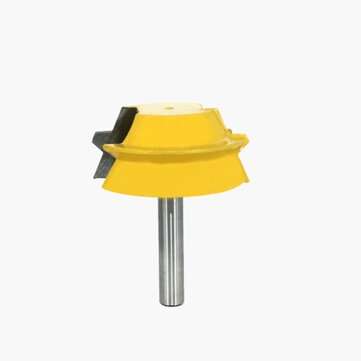 2Pcs 1/2 Inch Shank Lock Miter Router Bits 22.5 Degree Glue Joinery Woodworking Milling Cutter For W