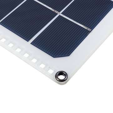 2Pcs 10W 14V Monocrystalline Silicon Solar Panel Suppot Dual USB/Connecting in Parallel/IP65 Waterpr