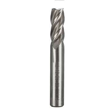 2Pcs 12mm HSS CNC Straight End Mill 4 Flute Milling End Mill Cutter Drill Bit Tool
