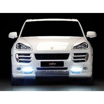 2PCS 12V 2W Car Daytime Running DRL Fog White 16 LED Light Lamp