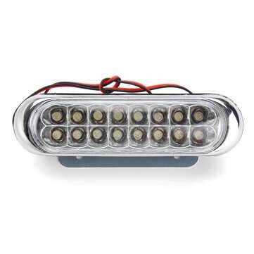 2PCS 12V 2W Car Daytime Running DRL Fog White 16 LED Light Lamp