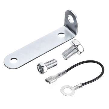 2Pcs 12V 126db 130hz Single Chrome Metal Electric Horn Short Tube