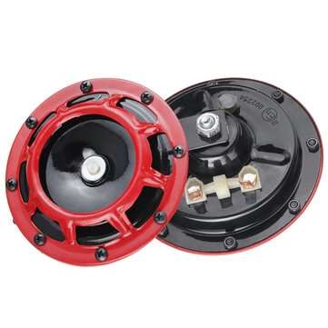 2pcs 12V 130dB High Low Horn Horn Pressure Whistle Horn For Car Truck Motorcycle Waterproof