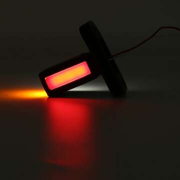 2PCS 12V-24V LED Side Marker Lights Indicator Rubbers Lamp Trailer Truck Outline