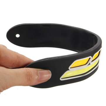 2Pcs 12V COB LED Car DRL Daytime Running Lights Strip Yellow & White Dual Color Turn Signal Fog DayL