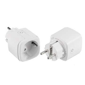 2pcs 15A EU DoHome HomeKit WiFi Smart Plug Home Power Switch Socket Outle 2.4GHzNet Works with Alexa