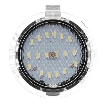 2Pcs 18 LED Side Mirror Rearview Puddle Light 6000K DC 12V 3W Waterproof for Toyota Tundra/Sequoia