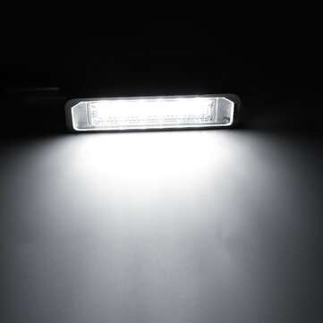 2PCS 18 LED License Number Plate Car Lights For VW Golf MK4 MK5 MK6  Passat Lupo Polo 9N