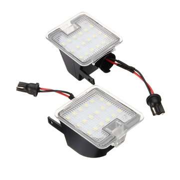 2PCS 18LED Car Side Mirror Puddle Lamp Decoration Lights for Ford Mondeo MK4 IV 07-2014