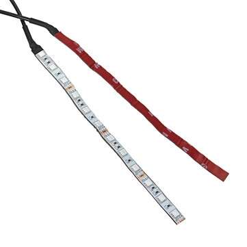 2Pcs 20cm Flexible RGB 12-LED Demon Angel Eyes Lights Kit 5W 12V Phone APP Control for 2.5"/2.8"/3.0