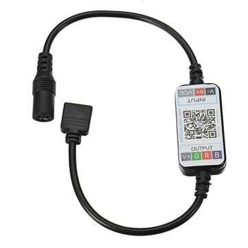 2Pcs 20cm Flexible RGB 12-LED Demon Angel Eyes Lights Kit 5W 12V Phone APP Control for 2.5"/2.8"/3.0