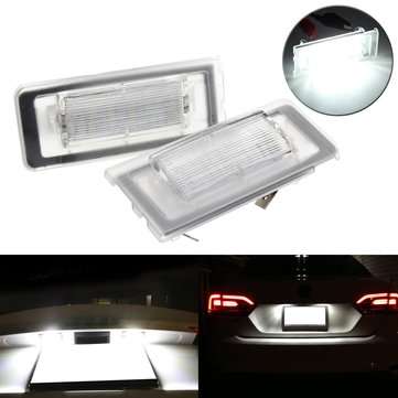 2pcs 18LED Tail License Plate Lights Lamp for Audi TT 8n 99-06