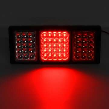 2Pcs 24V 55LED Car Tail Lights Indicator Reversing Lamps For Trailer Truck