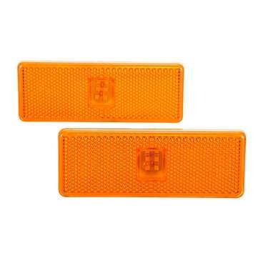 2pcs 24V LED Side Marker Amber Lights Turn Signal For Mercedes Actros Atego