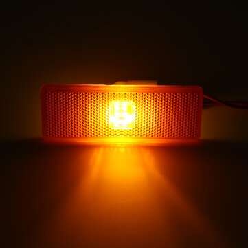 2pcs 24V LED Side Marker Amber Lights Turn Signal For Mercedes Actros Atego
