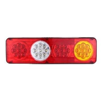 2Pcs 24V 36 LED Car Trailer Truck Tail Brake Stop Turn Signal Light Reverse Fog Lamp