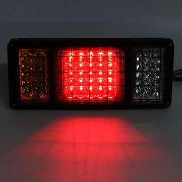 2PCS 24V 45LED Trailer Lights Rear Tail Indicators For Truck Caravan Boat
