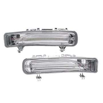 2PCS 33 LED White Daytime Running Driving Lights Turn Signal For Ford Edge 11-14