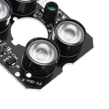 2Pcs 4 Array IR LEDs IR Infrared Illuminator Board for Security Bullet Indoor Outdoor CCTV Camera