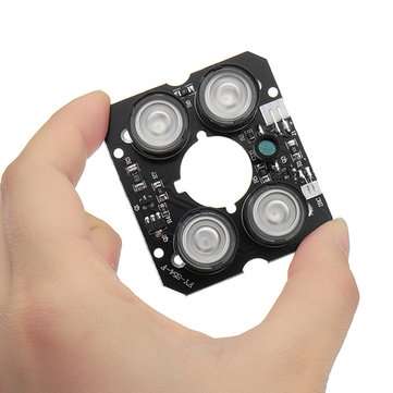 2Pcs 4 Array IR LEDs IR Infrared Illuminator Board for Security Bullet Indoor Outdoor CCTV Camera