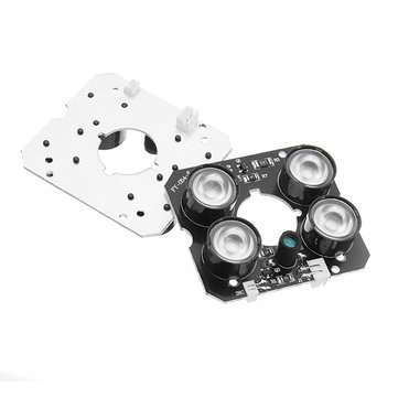 2Pcs 4 Array IR LEDs IR Infrared Illuminator Board for Security Bullet Indoor Outdoor CCTV Camera