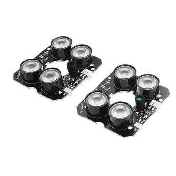 2Pcs 4 Array IR LEDs IR Infrared Illuminator Board for Security Bullet Indoor Outdoor CCTV Camera