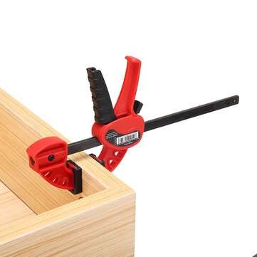 2Pcs 4 inch Quick Release Speed Squeeze Wood Working Work Bar F Clamp Clip Kit Spreader Clamps Gadge