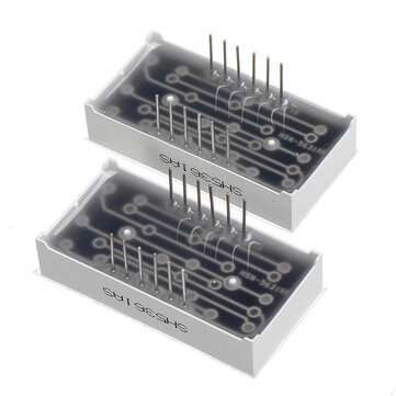 2Pcs 5361AS 0.56 inch LED Digital Tube Three-digit Common Cathode Bright Red Light