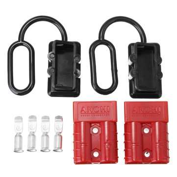 2PCS 50A 600V Power Connect Plug Battery Cable Quick Connect Disconnect Plug Battery Connector