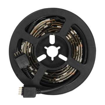 2PCS 50CM DC5V USB Powered LED Strip Light Waterproof 5050 RGB Computer TV Backlight Kit + Remote Co