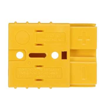 2Pcs 50A  DC12/24V Anderson Style Plug Connectors Anderson Power Plug 4X Terminals Yellow
