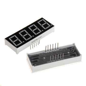 2Pcs 5461AS 0.56 inch LED Digital Tube Four-digit Common Cathode Bright Red Light