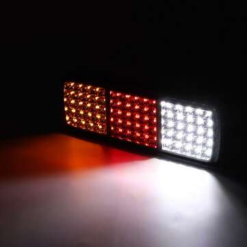 2pcs 75 LED Truck Tail Light Trailer Brake Running Turn Signal Reverse Boat Indicator Truck Caravan