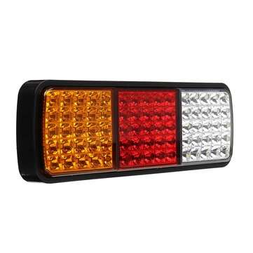 2pcs 75 LED Truck Tail Light Trailer Brake Running Turn Signal Reverse Boat Indicator Truck Caravan