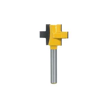 2pcs 6mm Shank T-Slot Tenon Milling Cutter Carving Knife Square Tooth Router Bits for Wood Tool Wood