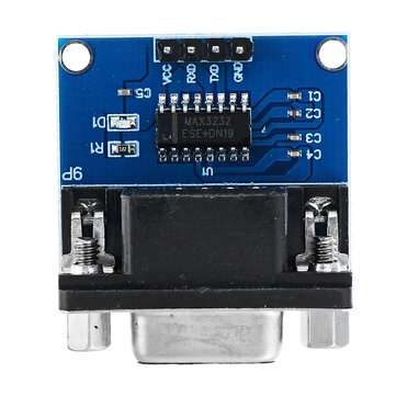 2Pcs A14 RS232 to TTL Serial Port to TTL Converter Board Brush Module MAX3232 Chip