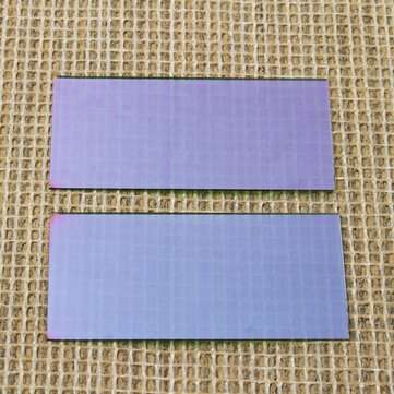 2PCS 96mmX46mmX1mm Blue Welding Lens