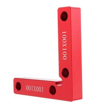2Pcs Aluminium Alloy 90 Degree 100x100mm Precision Clamping Square Woodworking Machinist Square Posi
