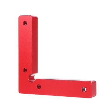 2Pcs Aluminium Alloy 90 Degree 100x100mm Precision Clamping Square Woodworking Machinist Square Posi