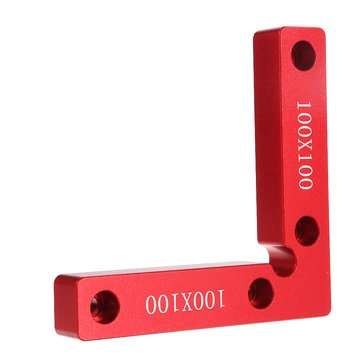 2Pcs Aluminium Alloy 90 Degree 100x100mm Precision Clamping Square Woodworking Machinist Square Posi