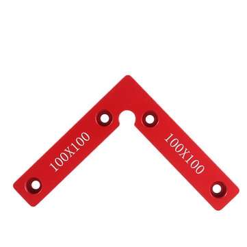 2Pcs Aluminium Alloy 90 Degree 100x100mm Precision Clamping Square Woodworking Machinist Square Posi