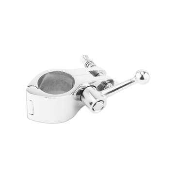 2Pcs BSET MATEL Stainless Steel 316 Jaw-like Slide Awning Clamp with Quick Release Pin Bimini Top Hi
