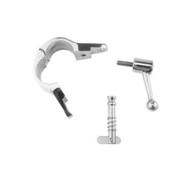 2Pcs BSET MATEL Stainless Steel 316 Jaw-like Slide Awning Clamp with Quick Release Pin Bimini Top Hi